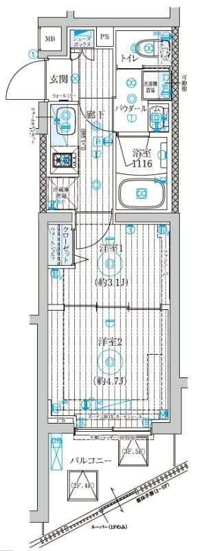 ブライズ練馬高野台の物件間取画像