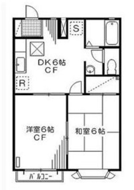 エステート北原  Aの物件間取画像