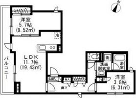 MERGEの物件間取画像