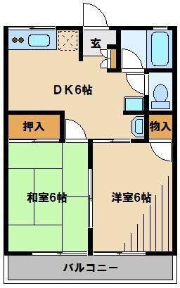 シティハイムスカイの物件間取画像