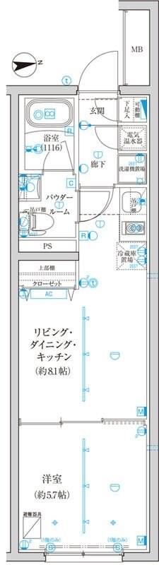 ＣＲＥＡＴＩＦ西池袋の物件間取画像