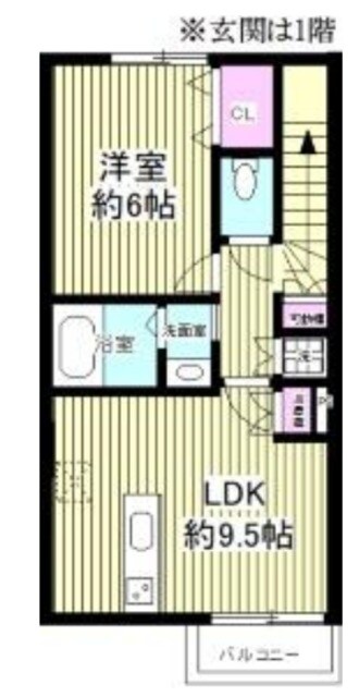 コンフォルト９の物件間取画像