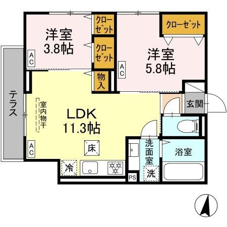 グリーンピア練馬の物件間取画像