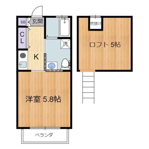 ショコラコートの物件間取画像