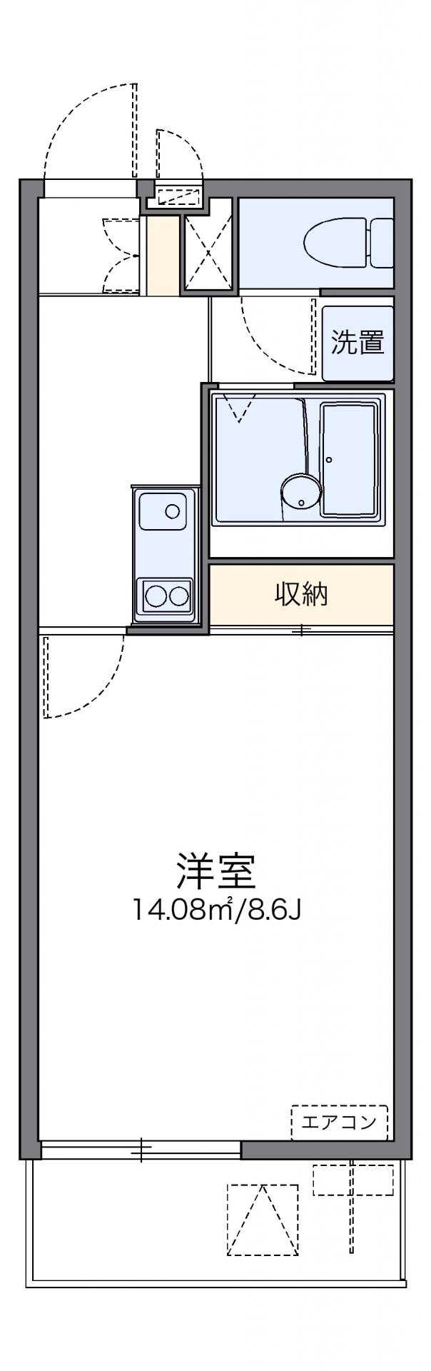 レオネクストドエル小竹向原の物件間取画像