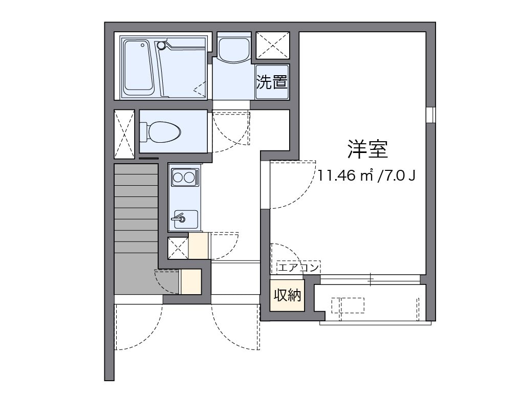 レオネクストＮＫ　Ｖｉｌｌａの物件間取画像