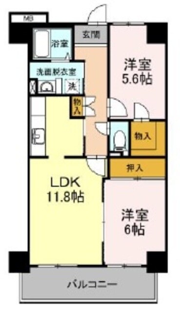 ワイズエメリールＵの物件間取画像