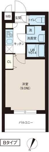 レオーネ志村坂上の物件間取画像