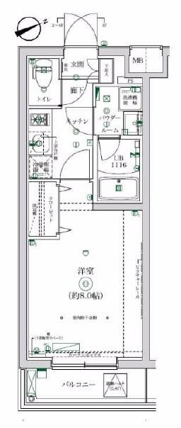 ガレリアレジデンス大泉学園の物件間取画像