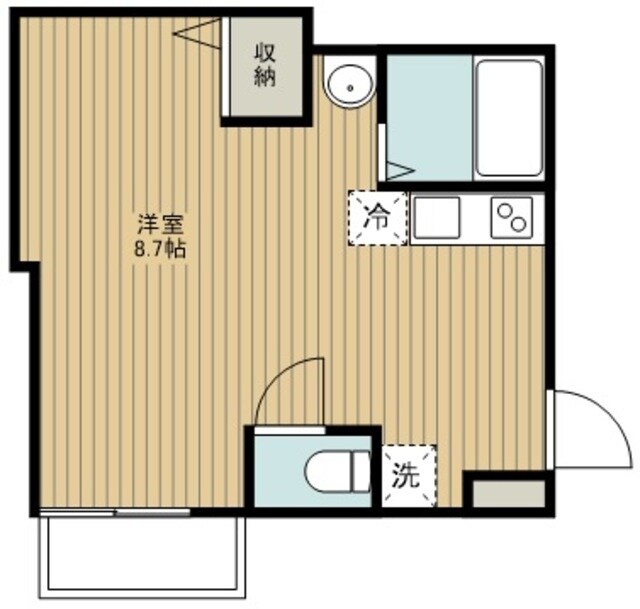 flap秋津の物件間取画像