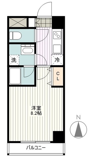 プライマル武蔵関の物件間取画像