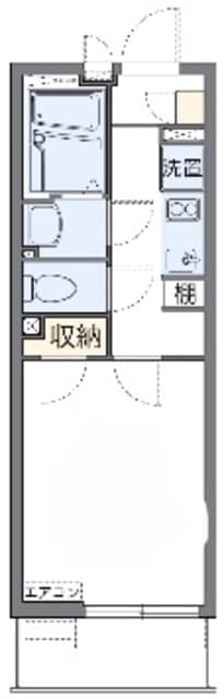 クレイノグレイス　57187の物件間取画像