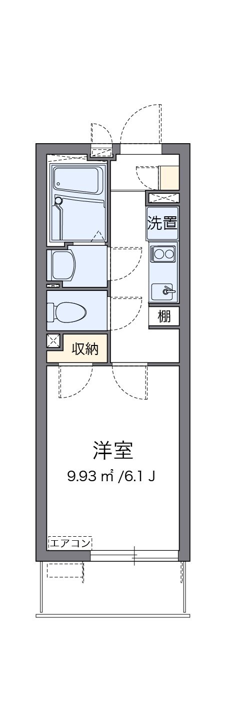 クレイノタツミの物件間取画像