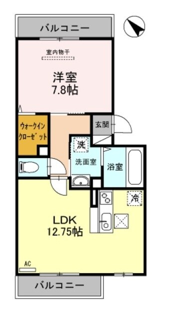 ペルル・ドミールの物件間取画像