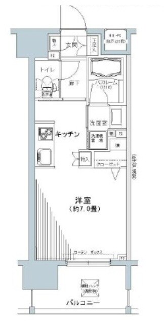 パークキューブ板橋本町の物件間取画像