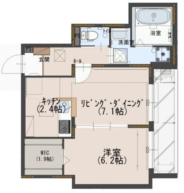 ラシーネ大泉町の物件間取画像