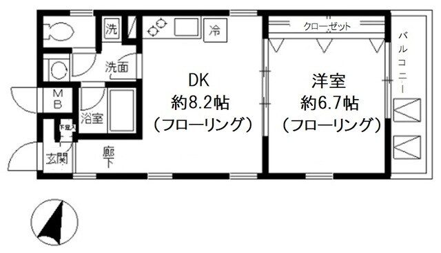 ジェイ・コートの物件間取画像