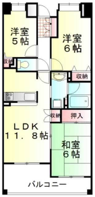 サクセス西高島平の物件間取画像