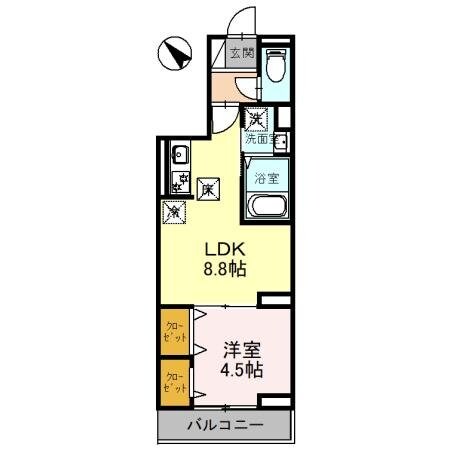 レクシア白子 IIの物件間取画像