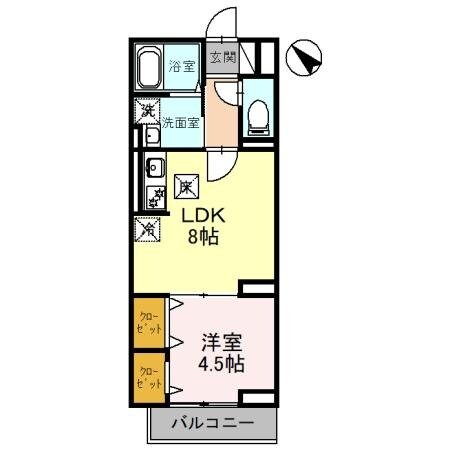 レクシア白子 IIの物件間取画像