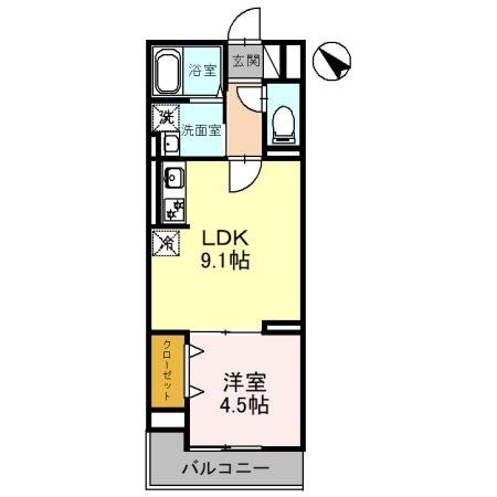 レクシア白子 Iの物件間取画像