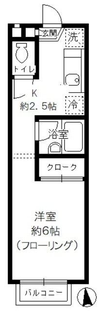 メゾン・ド・ソレイユの物件間取画像