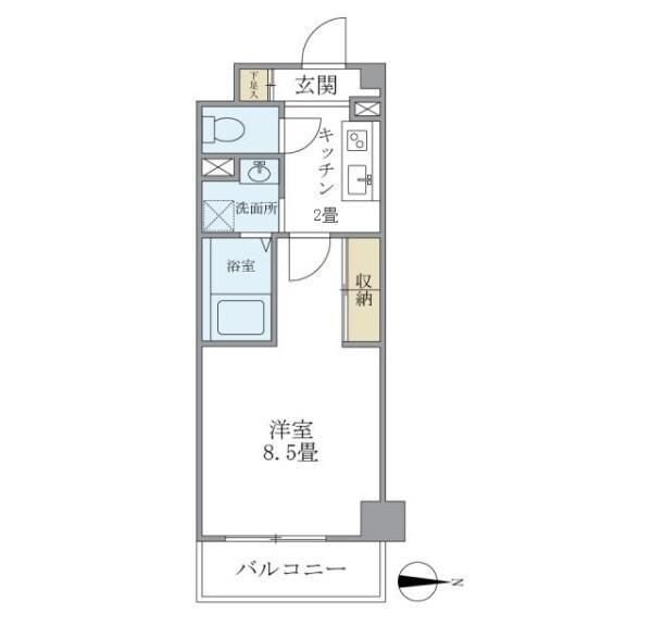 ドミール平和台の物件間取画像