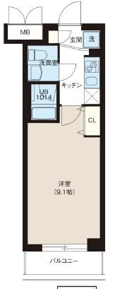 レオーネ志村坂上の物件間取画像