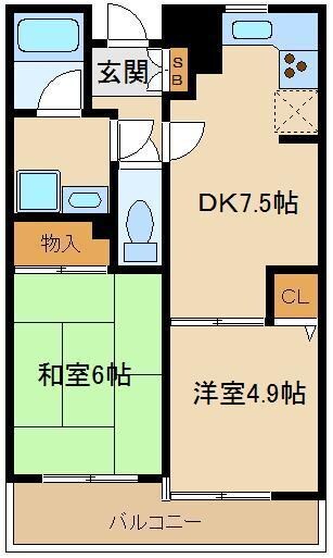 板橋本町グリーンパークの物件間取画像