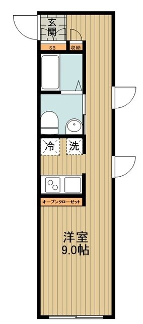 フロンティアコンフォート板橋ときわ台の物件間取画像