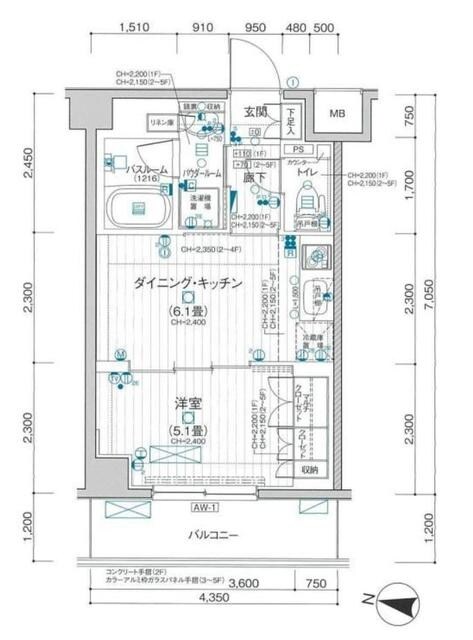 デュオステージ練馬春日町の物件間取画像