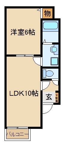 スカイハイツの物件間取画像