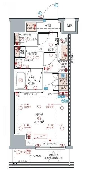 クレヴィスタ浮間舟渡の物件間取画像