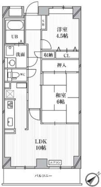 Jパレス桜台の物件間取画像