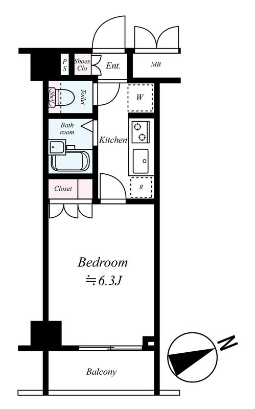 ドルチェときわ台の物件間取画像