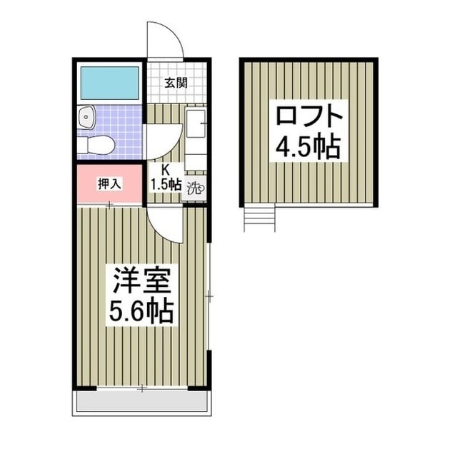 グリーンコーポの物件間取画像