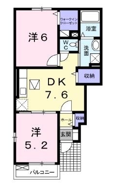 イストワールIIの物件間取画像