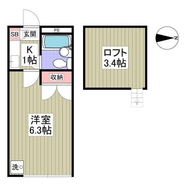 ガザニアの物件間取画像