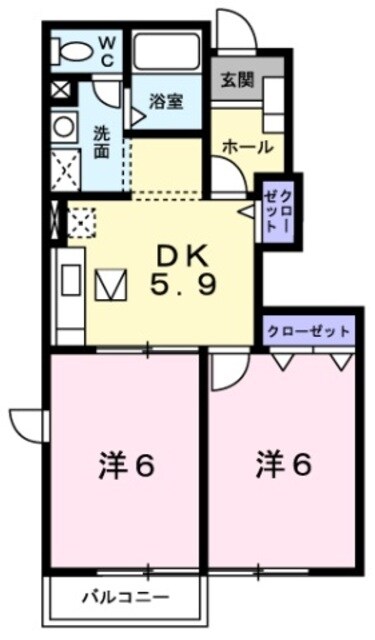 グランデ　カーサＥの物件間取画像