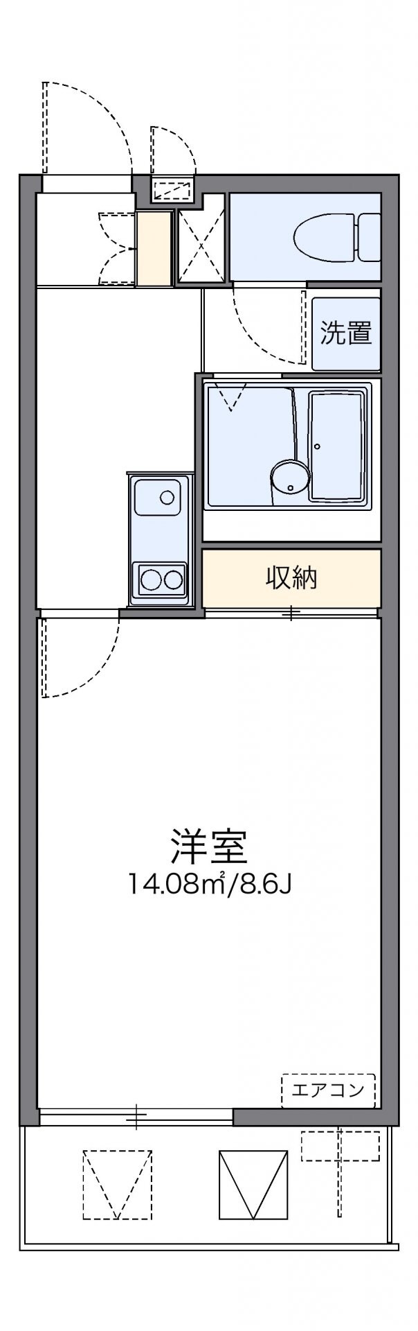 レオネクストふじみ野ヒルズの物件間取画像