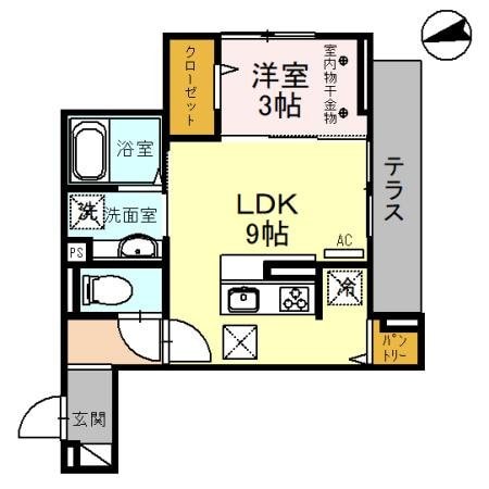 Ｄ－ＲＥＳＩＤＥＮＣＥ仙波町の物件間取画像