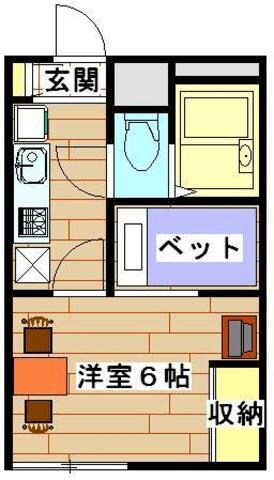 レオパレスソフィア　１９０１２の物件間取画像