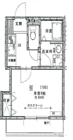 ウエストハイム東松山の物件間取画像