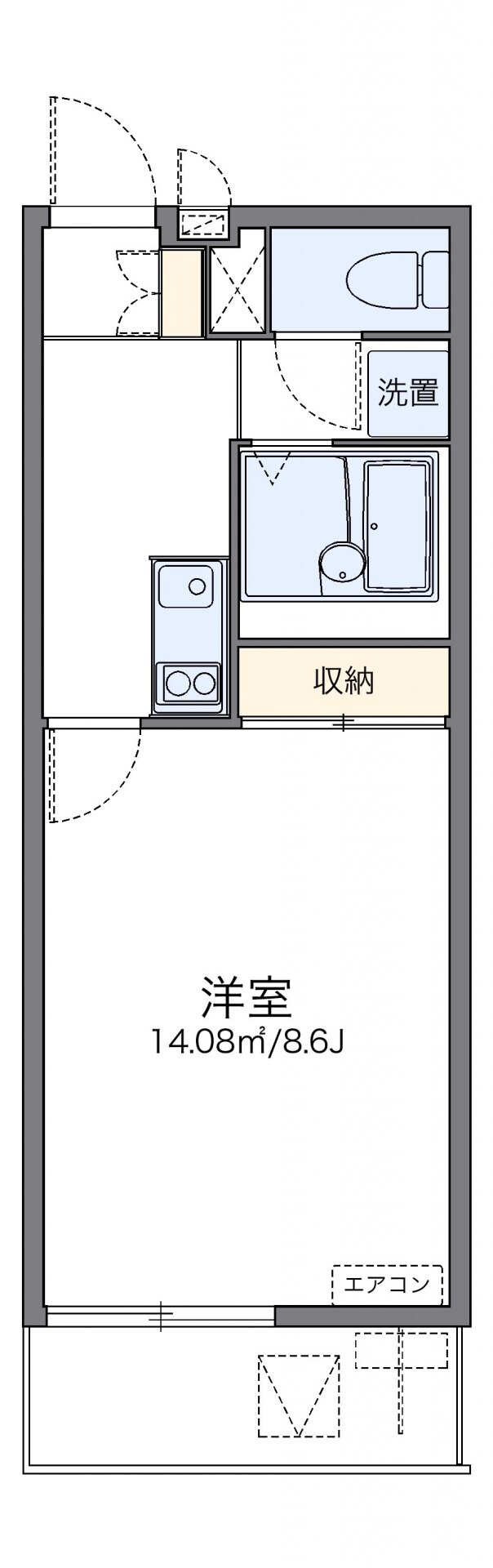 レオネクストふじみ野ヒルズの物件間取画像