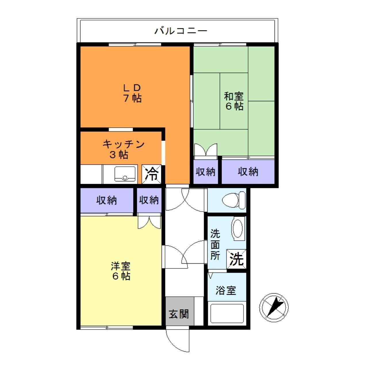 メゾン・モナミの物件間取画像