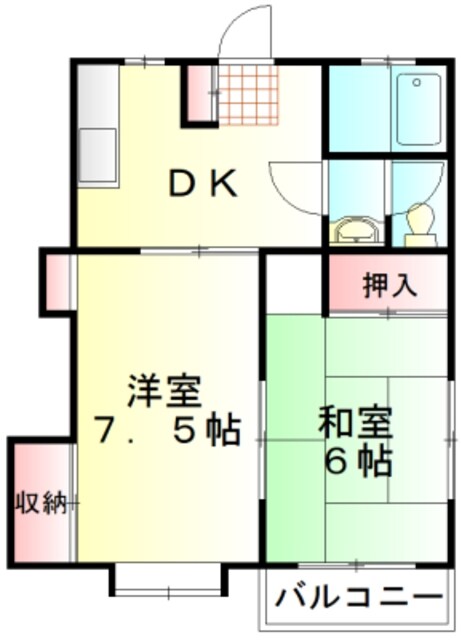 クイーンハイツの物件間取画像