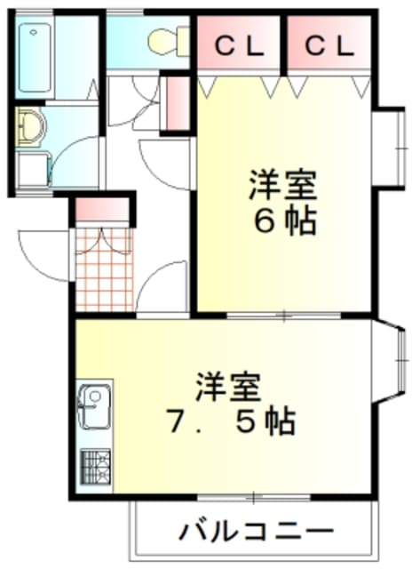 カサブランカの物件間取画像