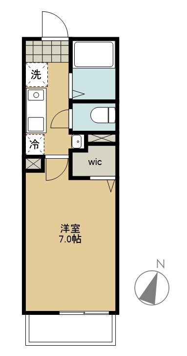 クアドリフォリオ川越の物件間取画像