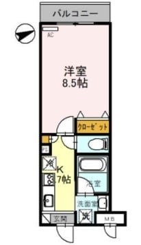 LA・FELICEの物件間取画像