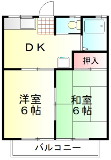 昭和コーポ第５の物件間取画像